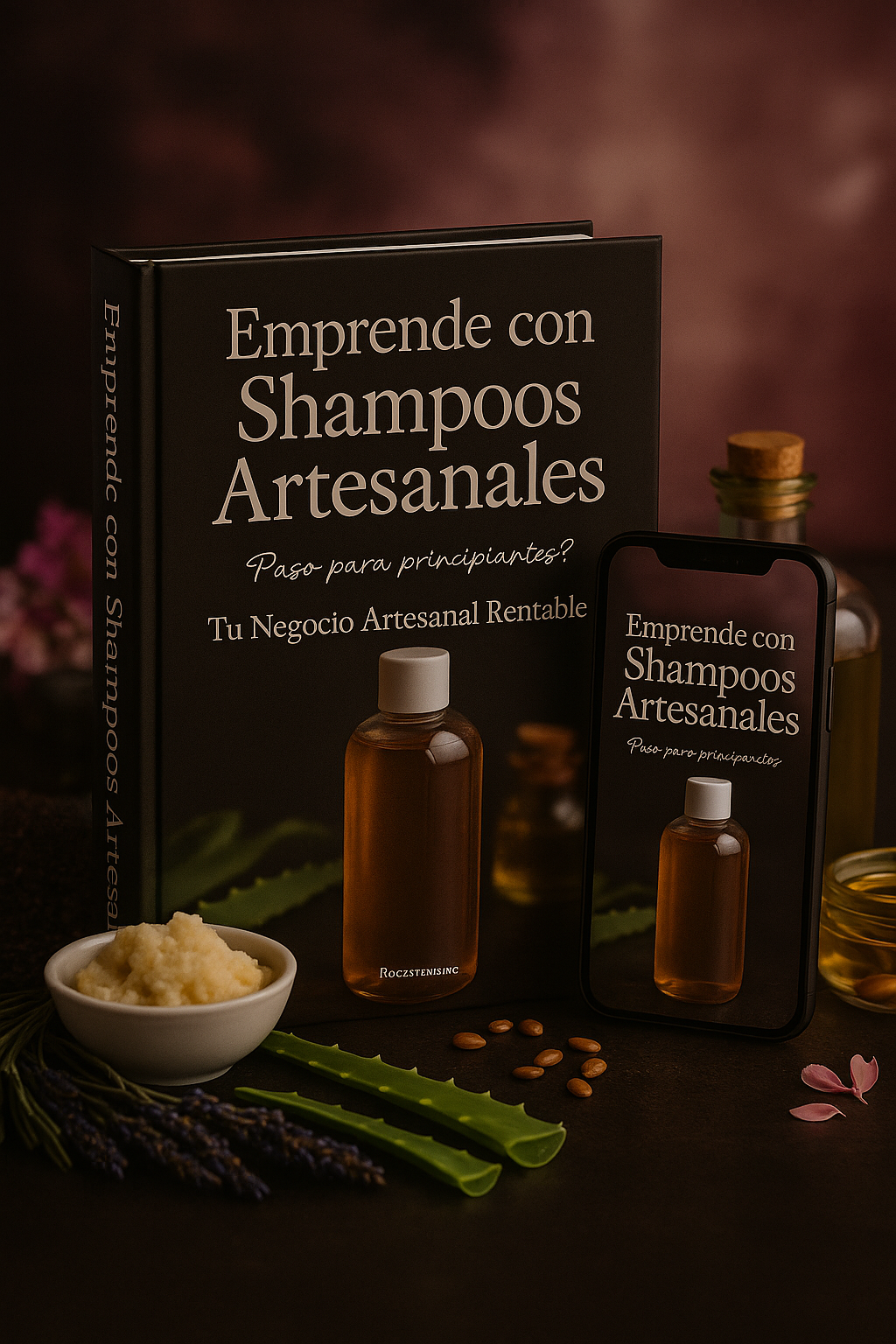 🌿💸 Shampoos Naturales Rentables – ✨ Crea, Embellece y Emprende 💁♀️🌸
